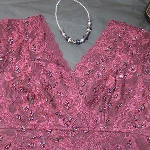 CACHE Wine Cocktail Dress BEAUTIFUL!